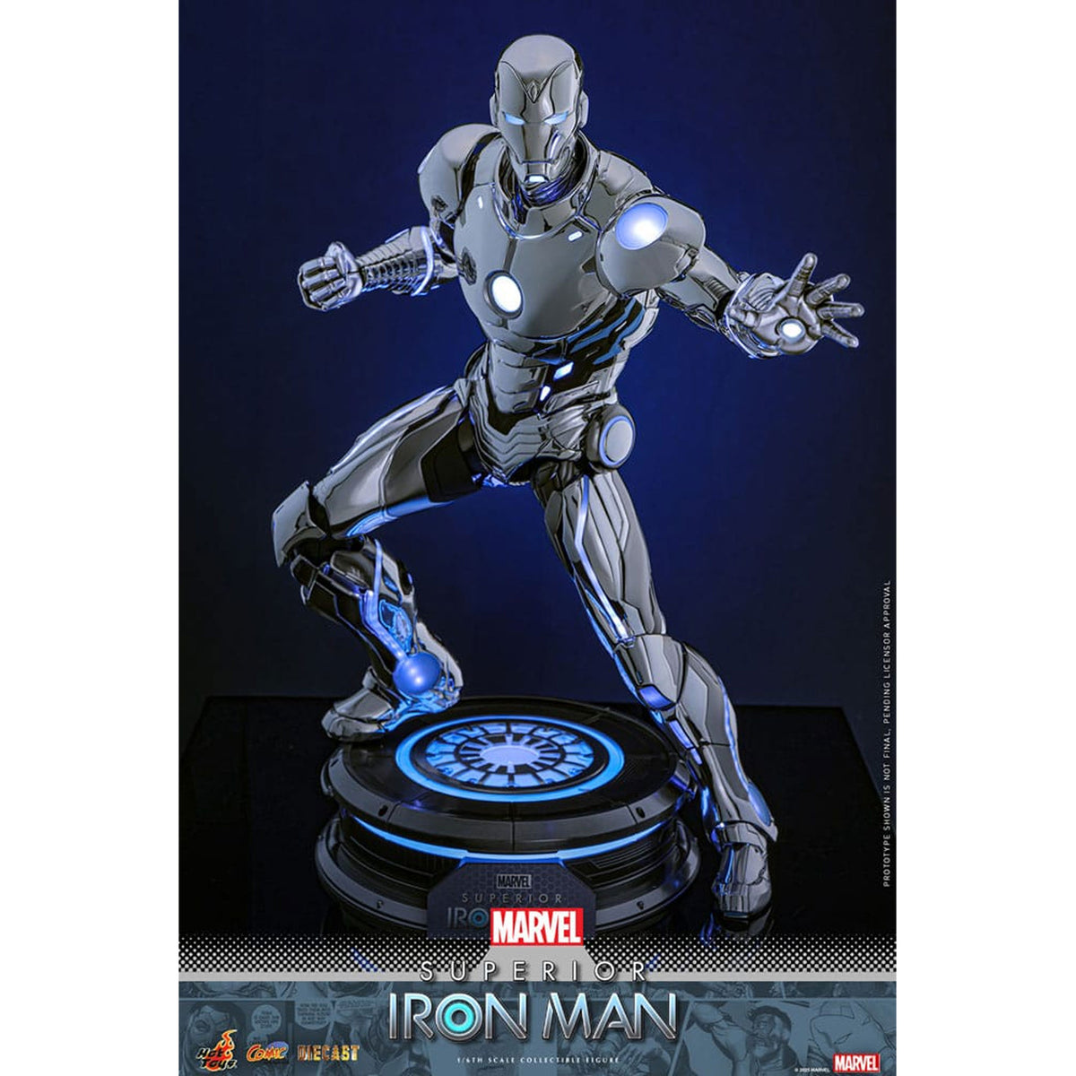 Marvel Comic Diecast Masterpiece 1/6 Superior Iron Man -Action Figuuri
