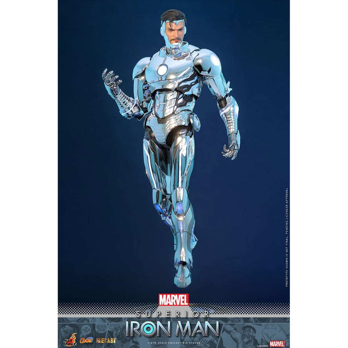 Marvel Comic Diecast Masterpiece 1/6 Superior Iron Man -Action Figuuri
