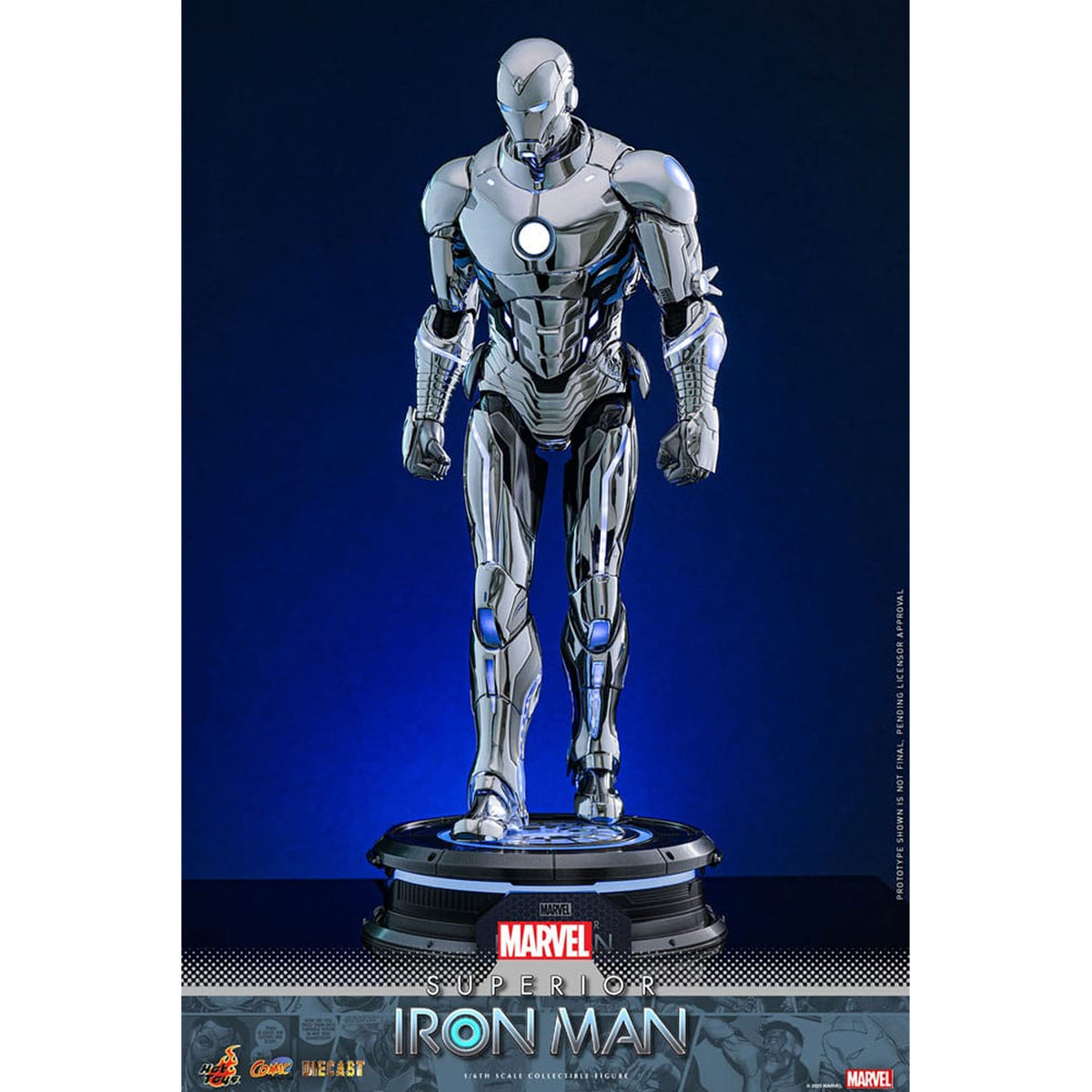 Marvel Comic Diecast Masterpiece 1/6 Superior Iron Man -Action Figuuri