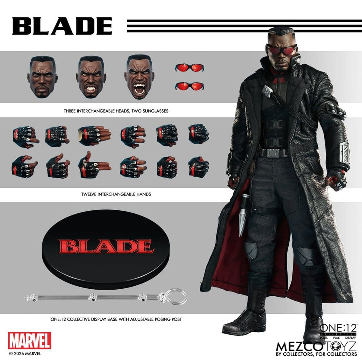 Marvel Comics One:12 Collective 1/12 Blade -Action Figure