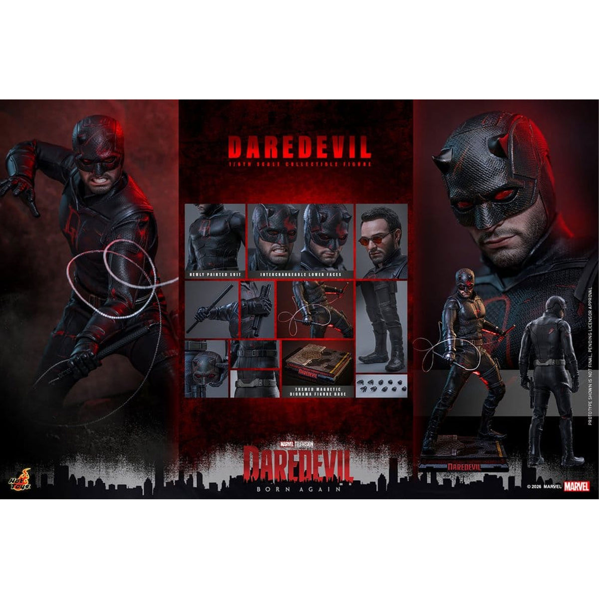 Marvel Daredevil: Born Again 1/6 Daredevil -Action Figure