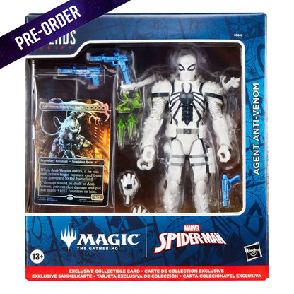 Marvel Legends Magic: The Gathering Agent Anti-Venom (plus Exclusive Foil Card) -Action Figure