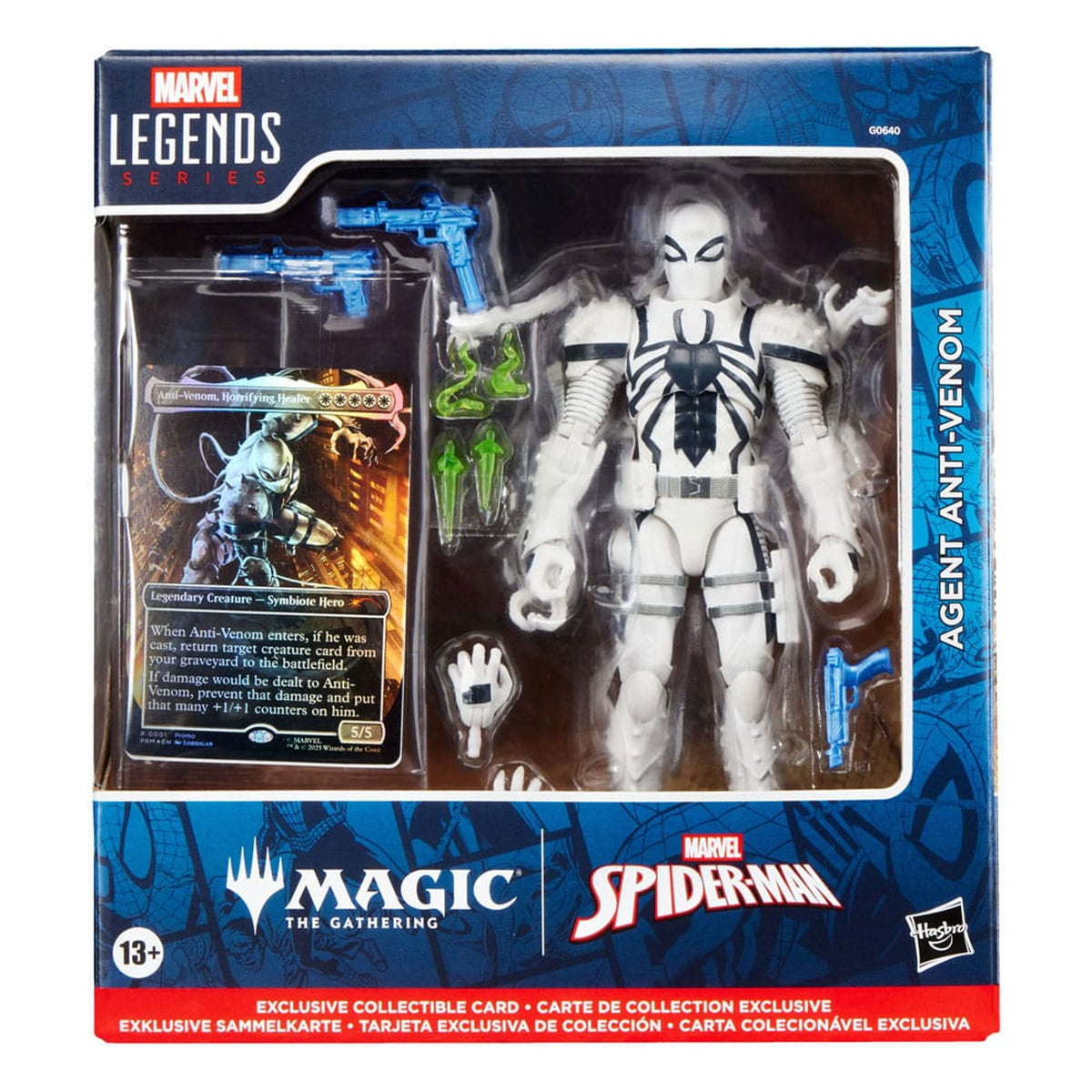 Marvel Legends Magic: The Gathering Agent Anti-Venom (plus Exclusive Foil Card) -Action Figure