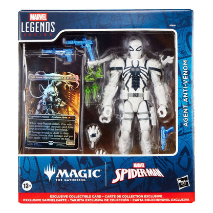 Marvel Legends Magic: The Gathering Agent Anti-Venom (plus Exclusive Foil Card) -Action Figure
