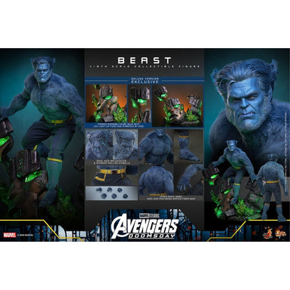 Marvel X-Men Movie Masterpiece 1/6 Beast (Deluxe Version) -Action Figure
