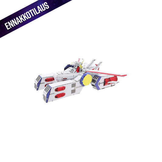 Mobile Suit Gundam Metallic Nano Puzzle Model Kit White Base