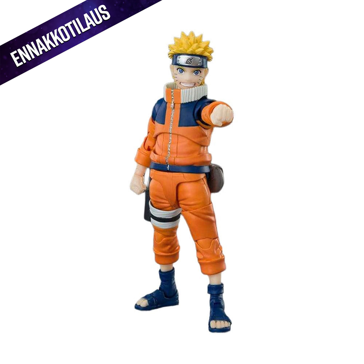Naruto S.H.Figuarts Naruto Uzumaki The No.1 Most Unpredictable Ninja Reissue -Action Figure