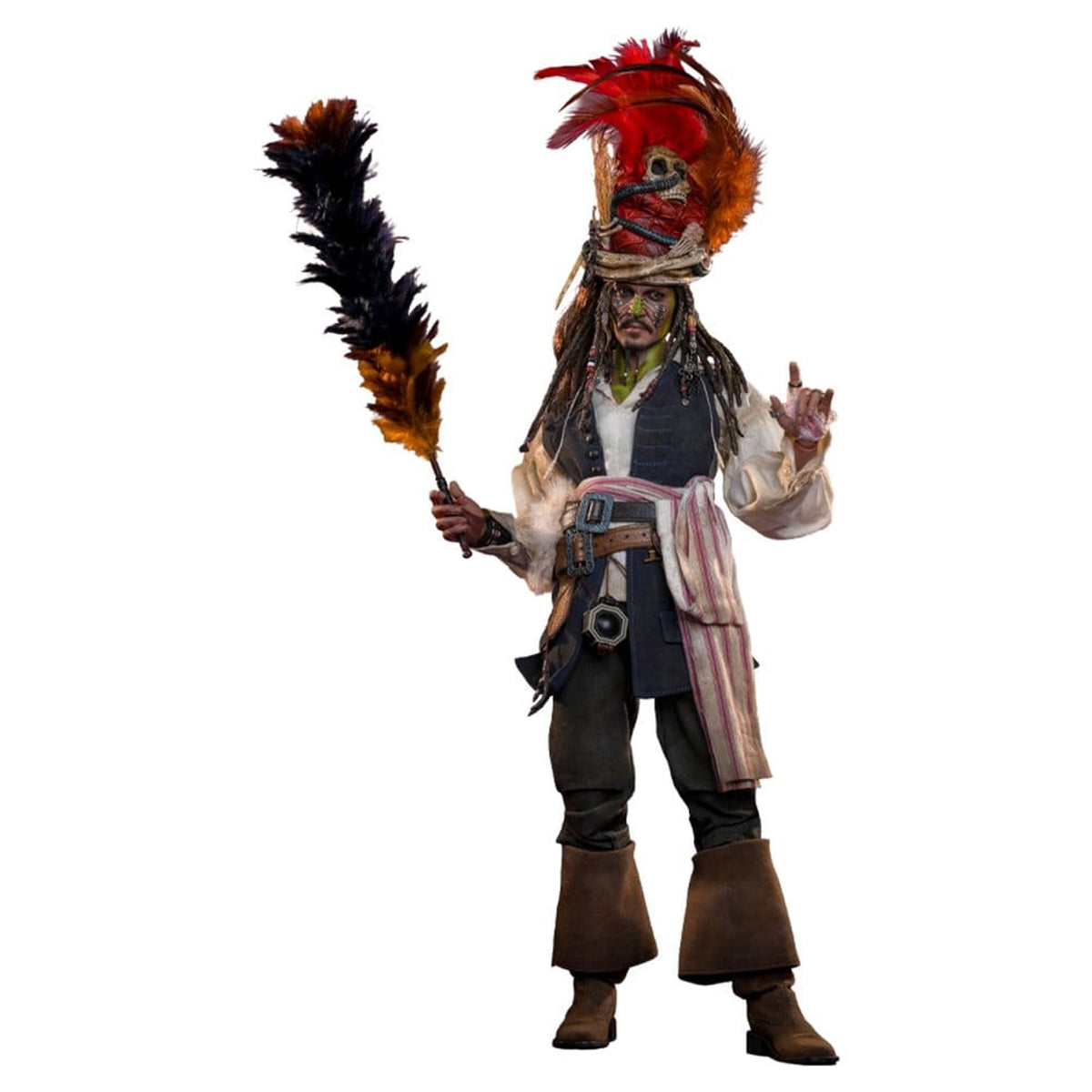 Pirates of the Caribbean: Dead Man's Chest DX 1/6 Pelegostos Chief Jack Sparrow -Action Figure