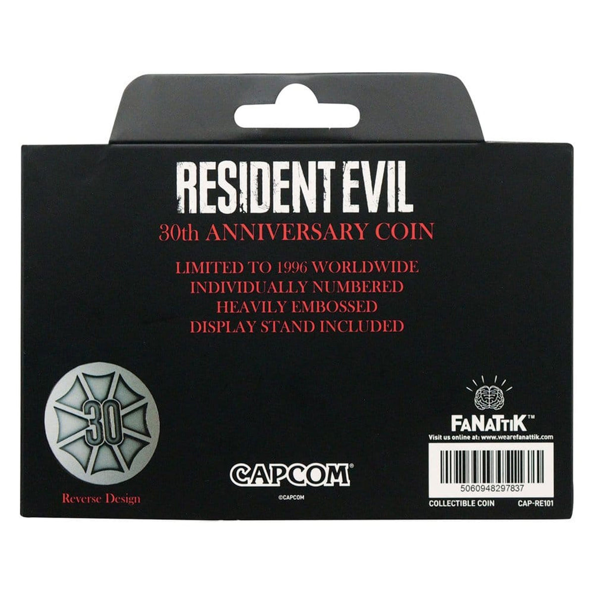 Resident Evil Collectible Coin 30th Anniversary -Coin