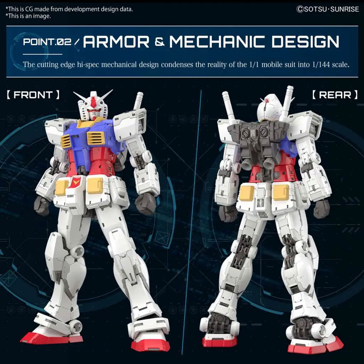 Rg Gundam Rx-78-2 Ver 2.0 -Model Kit