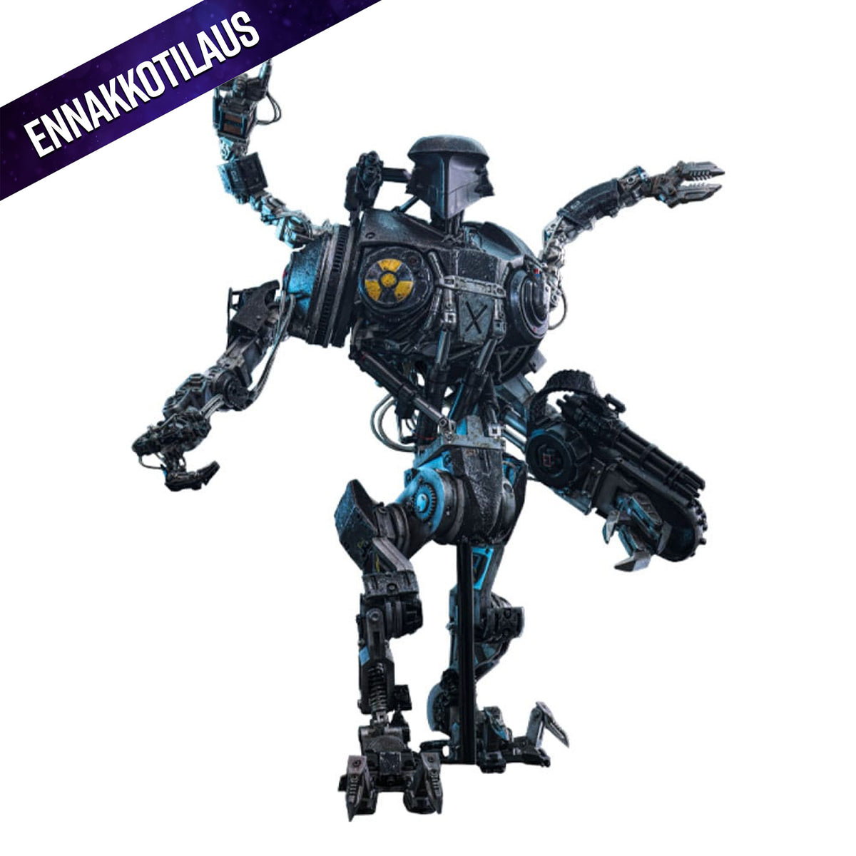 RoboCop 2 Movie Masterpiece Diecast 1/6 RoboCain -Action Figuuri