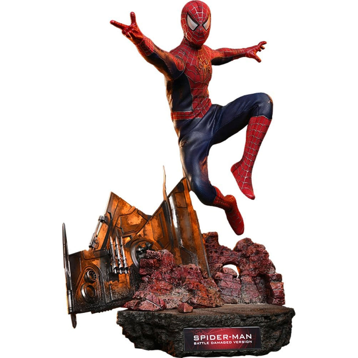 Spider-Man Movie Masterpiece 1/6 Spider-Man (Battle Damaged Version) -Action Figure