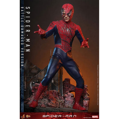 Spider-Man Movie Masterpiece 1/6 Spider-Man (Battle Damaged Version) -Action Figure