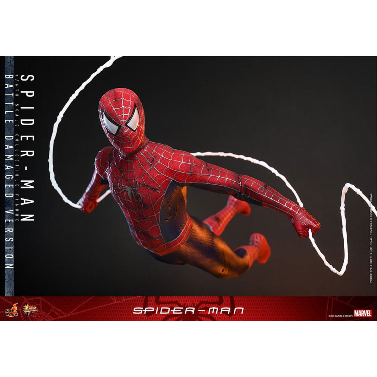 Spider-Man Movie Masterpiece 1/6 Spider-Man (Battle Damaged Version) -Action Figure