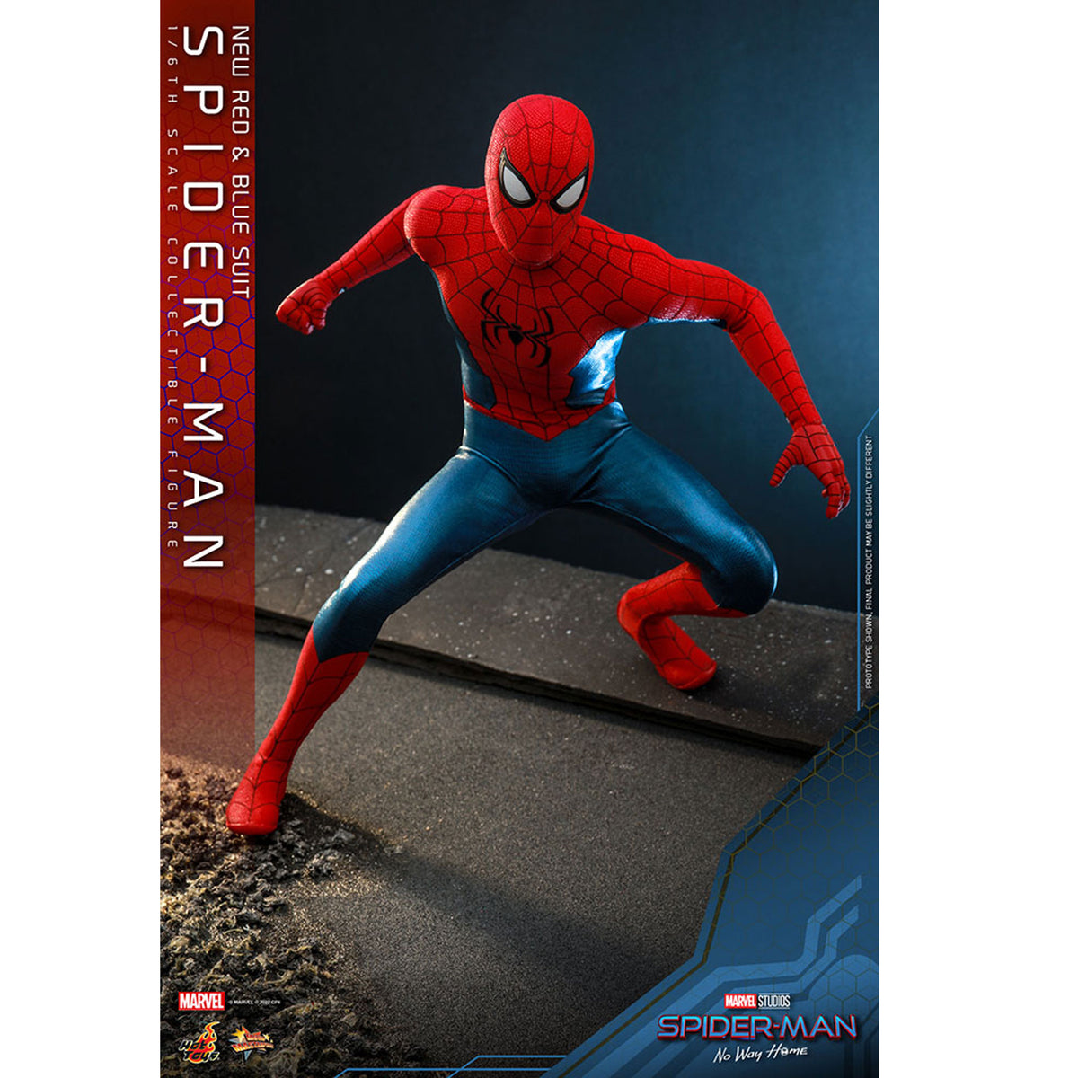 Spider-Man: No Way Home Movie Masterpiece 1/6 Spider-Man (New Red and Blue Suit)