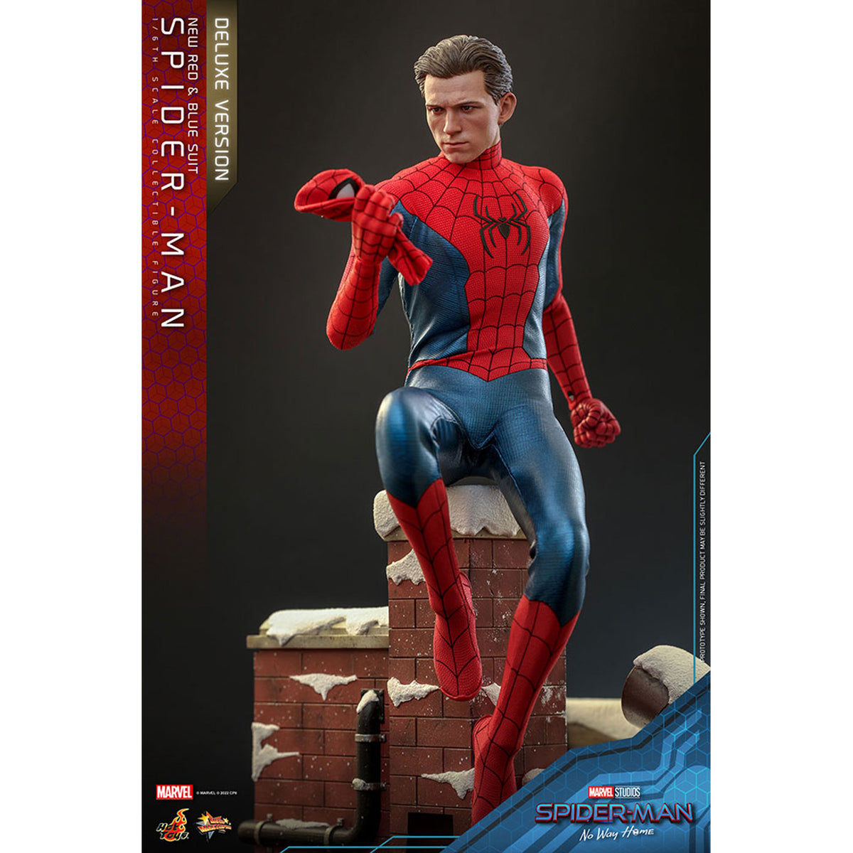 Spider-Man: No Way Home Movie Masterpiece 1/6 Spider-Man (New Red and Blue Suit) (Deluxe Version)