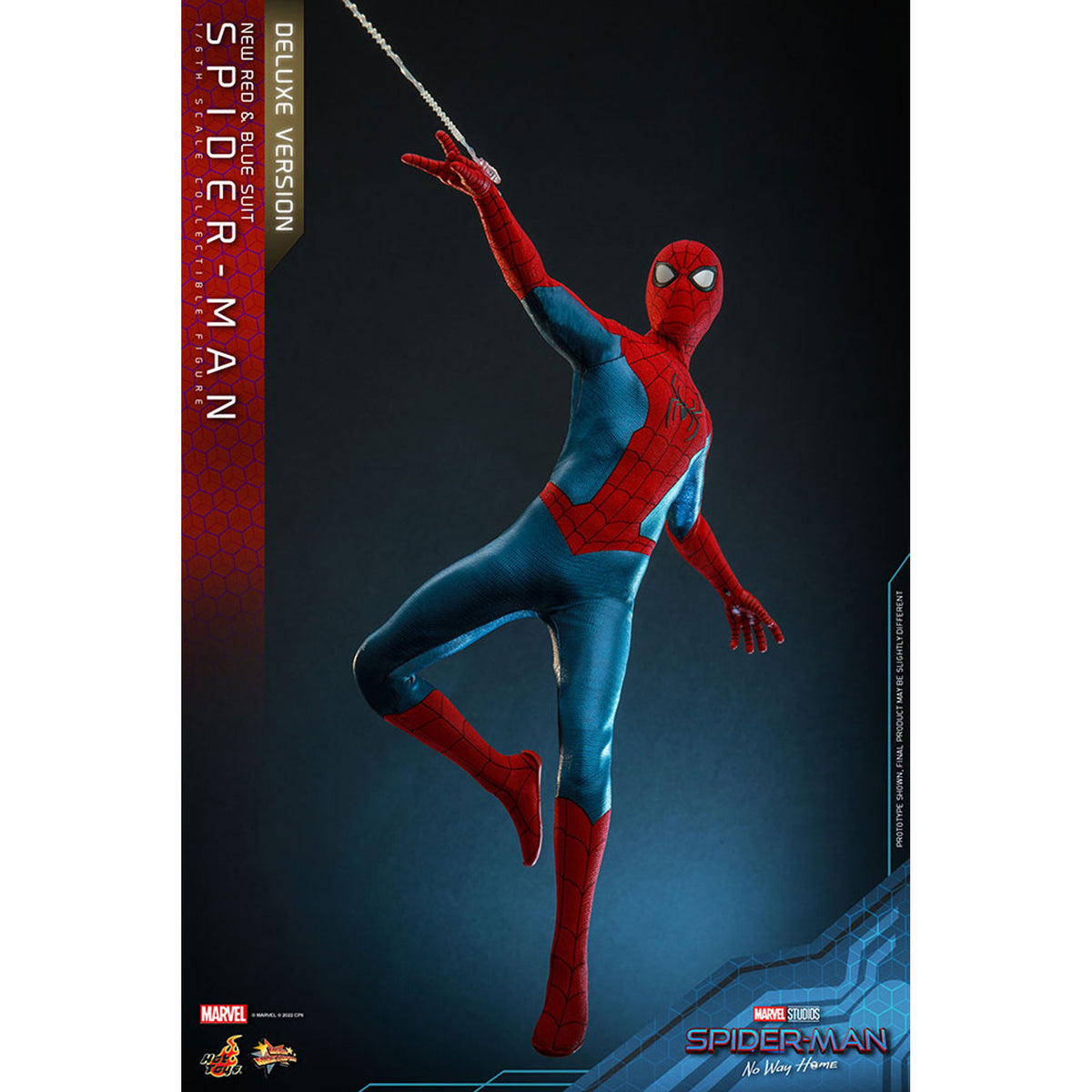 Spider-Man: No Way Home Movie Masterpiece 1/6 Spider-Man (New Red and Blue Suit) (Deluxe Version)