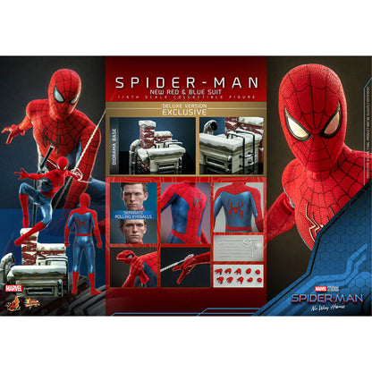 Spider-Man: No Way Home Movie Masterpiece 1/6 Spider-Man (New Red and Blue Suit) (Deluxe Version)