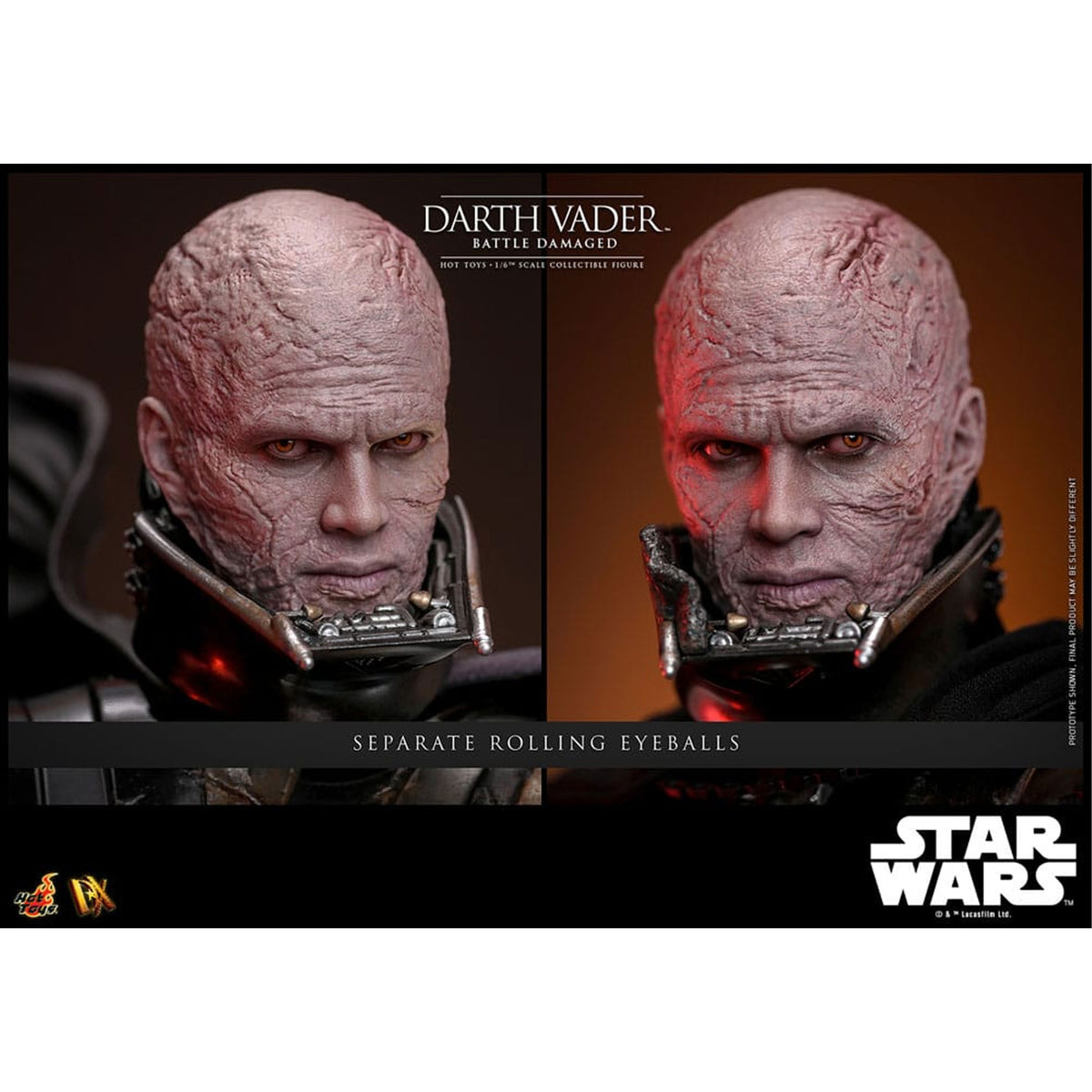 Star Wars 1/6 Darth Vader (Battle Damaged) -Action Figure