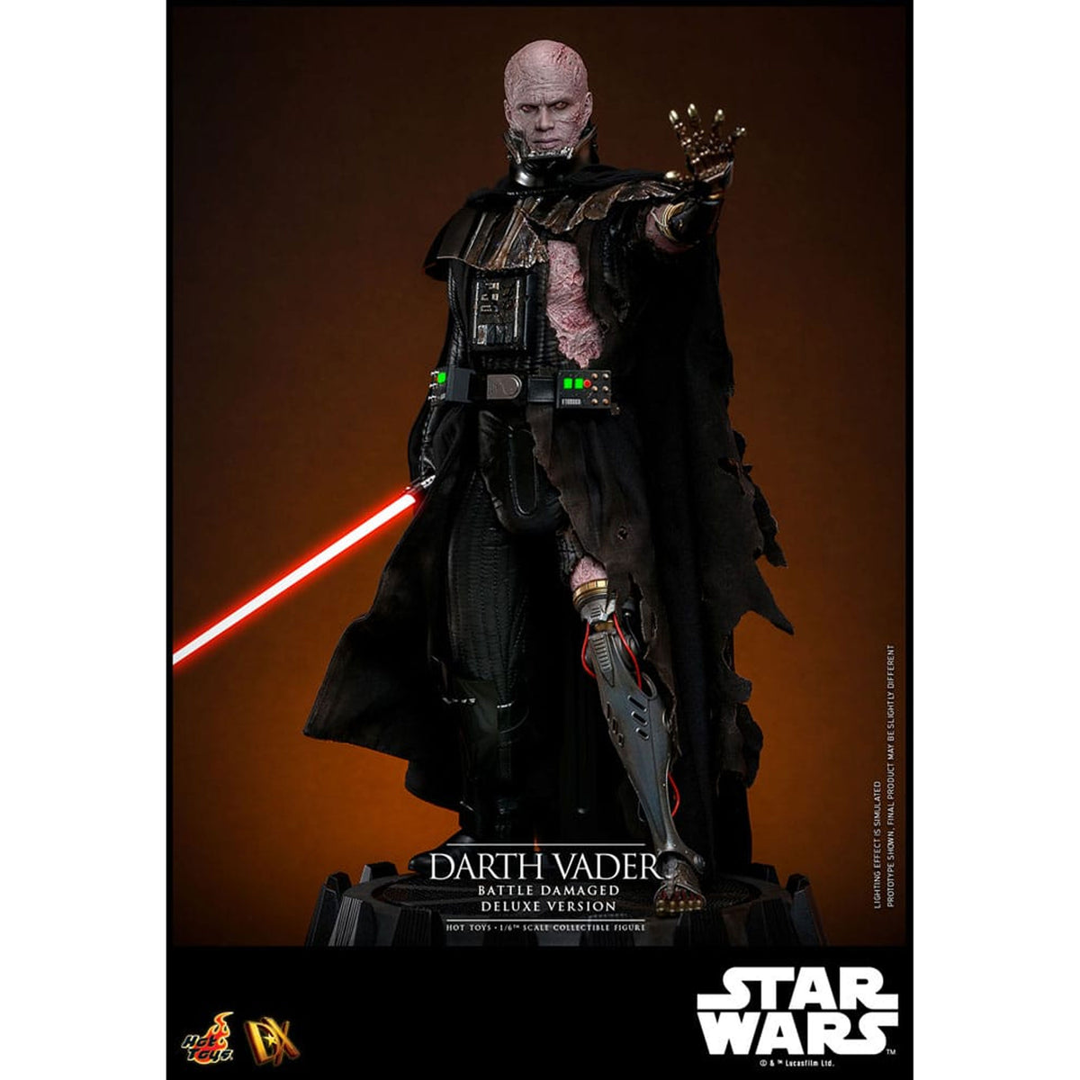 Star Wars 1/6 Darth Vader (Battle Damaged) Deluxe Version -Action Figuuri