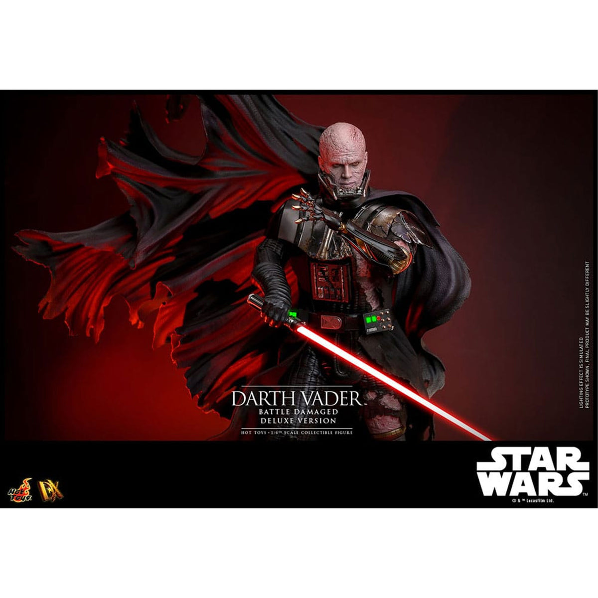 Star Wars 1/6 Darth Vader (Battle Damaged) Deluxe Version -Action Figuuri