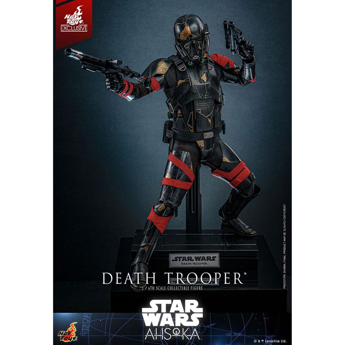 Star Wars: Ahsoka Television Masterpiece Action Figure 1/6 Death Trooper Hot Toys Exclusive