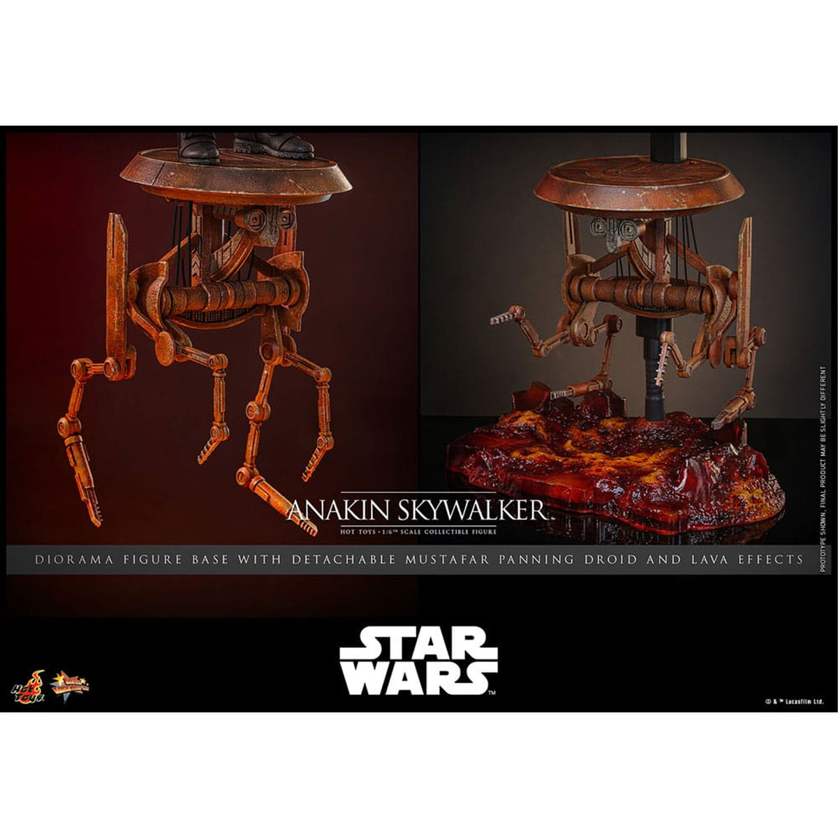 Star Wars: Episode III - Revenge of the Sith Movie Masterpiece 1/6 Anakin Skywalker -Action Figure