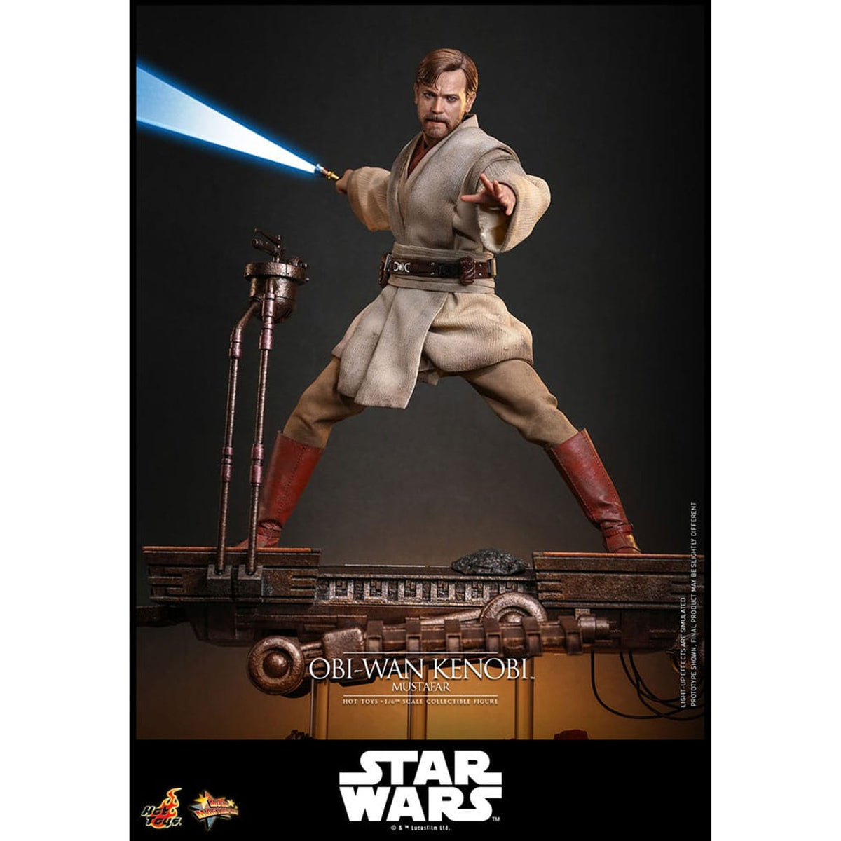 Star Wars: Episode III - Revenge of the Sith Movie Masterpiece 1/6 Obi-Wan Kenobi (Mustafar) -Action Figure