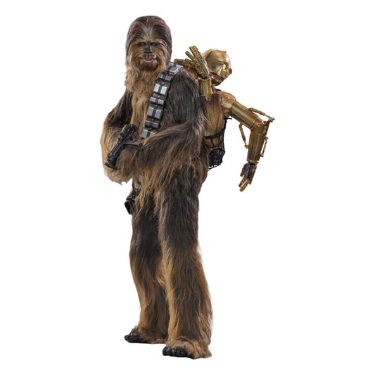 Star Wars Episode V Movie Masterpiece 1/6 Chewbacca with Disassembled C-3PO -Action Figuuri