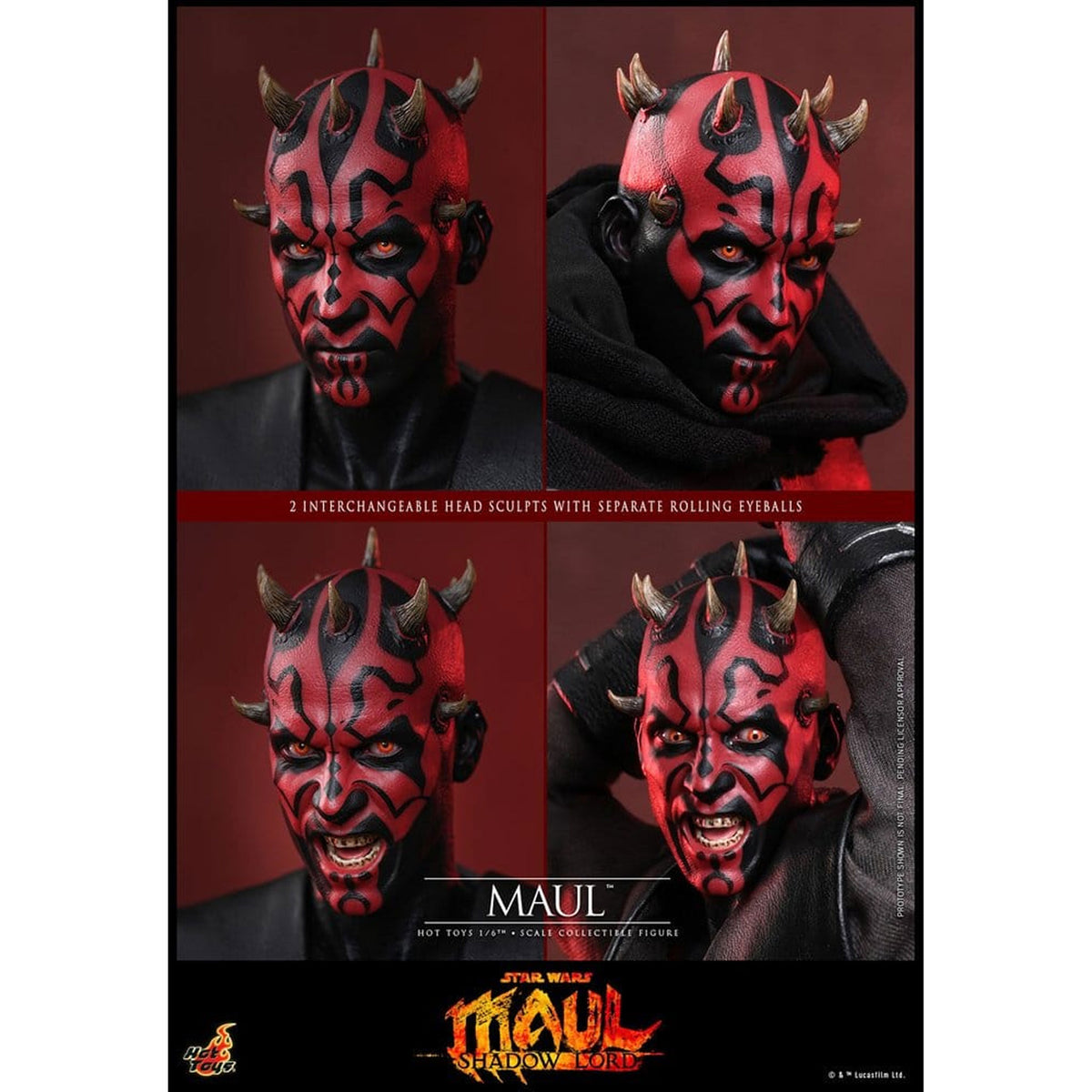 Star Wars: Maul - Shadow Lord Television Masterpiece 1/6 Maul -Action Figure