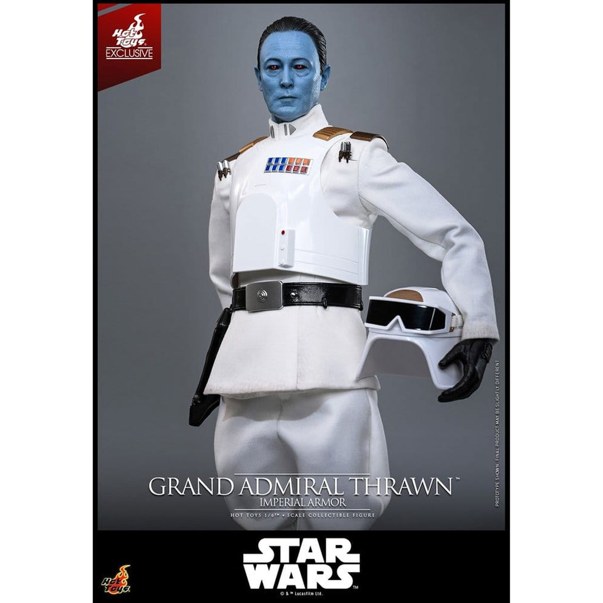 Star Wars: Rebels Television Masterpiece 1/6 Grand Admiral Thrawn (Imperial Armor) Hot Toys Exclusive -Action Figure