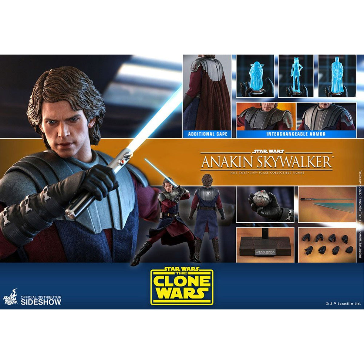 Star Wars The Clone Wars 1/6 Anakin Skywalker