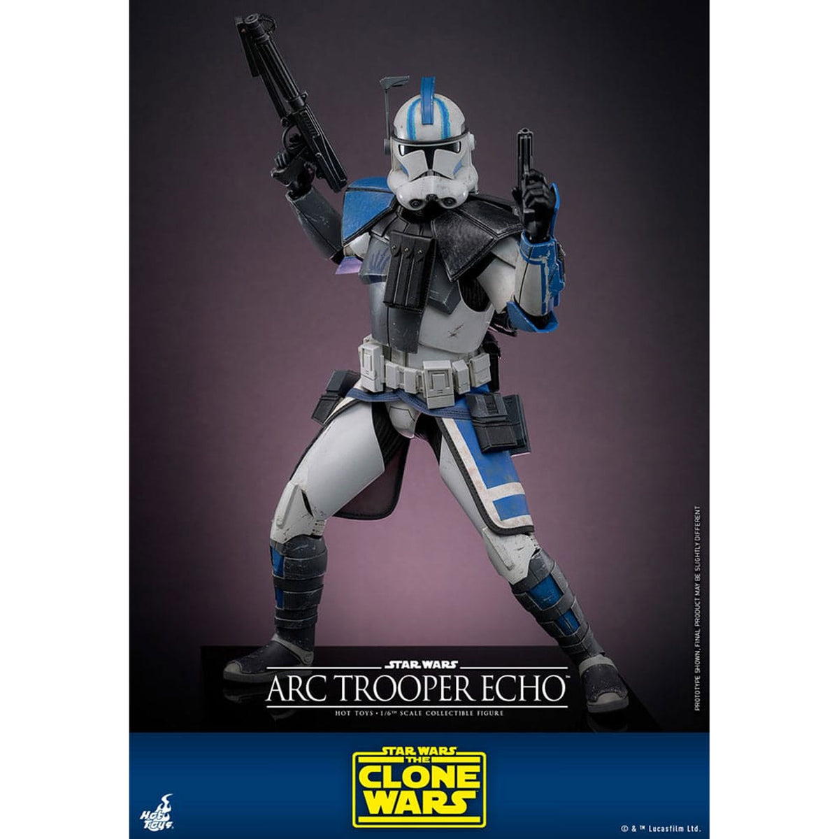 Star Wars: The Clone Wars 1/6 Arc Trooper Echo -Action Figuuri
