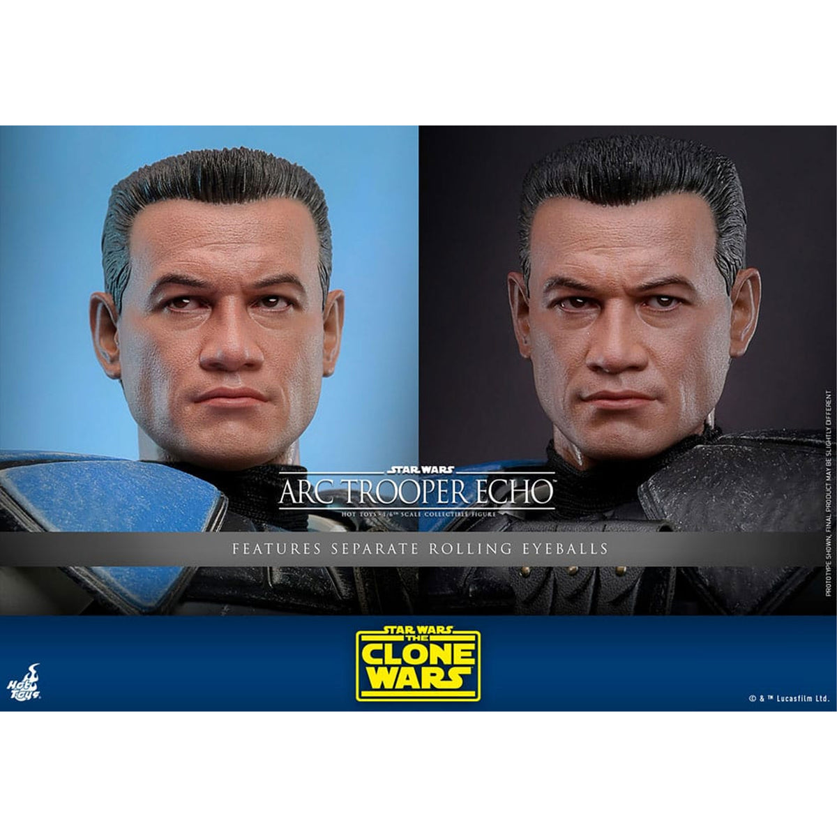 Star Wars: The Clone Wars 1/6 Arc Trooper Echo -Action Figuuri
