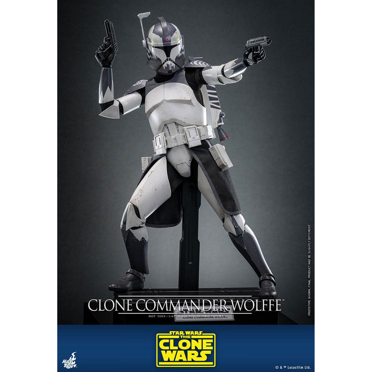 Star Wars: The Clone Wars 1/6 Clone Commander Wolffe -Action Figure