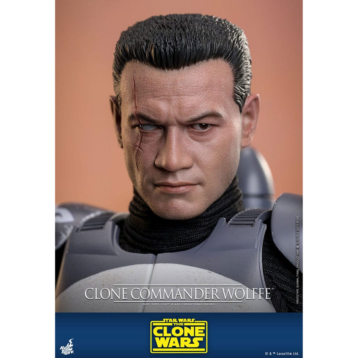 Star Wars: The Clone Wars 1/6 Clone Commander Wolffe -Action Figure