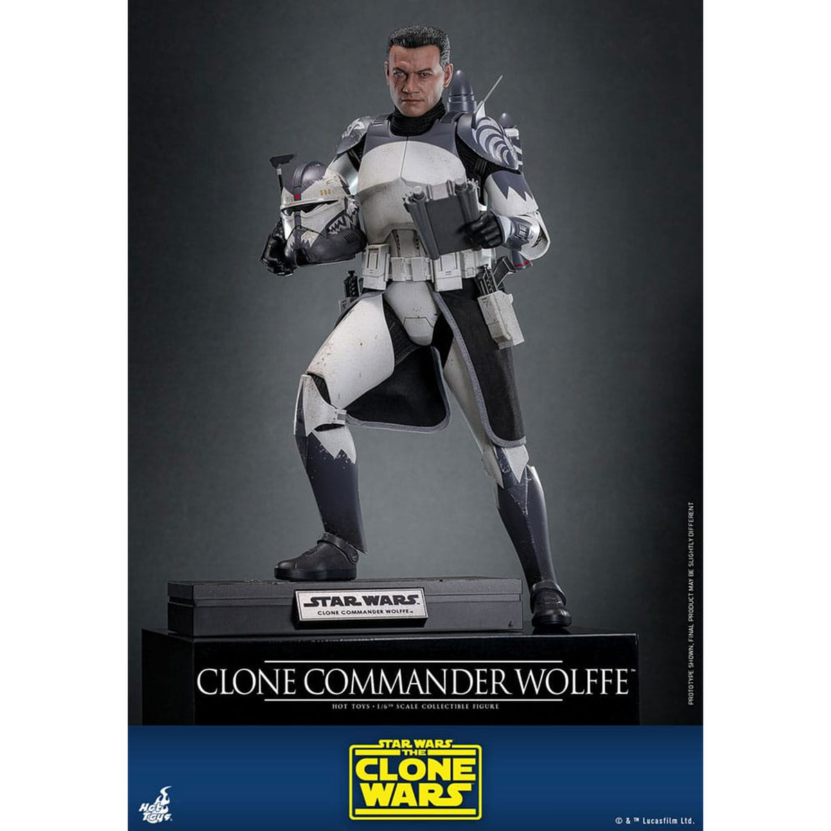Star Wars: The Clone Wars 1/6 Clone Commander Wolffe -Action Figure