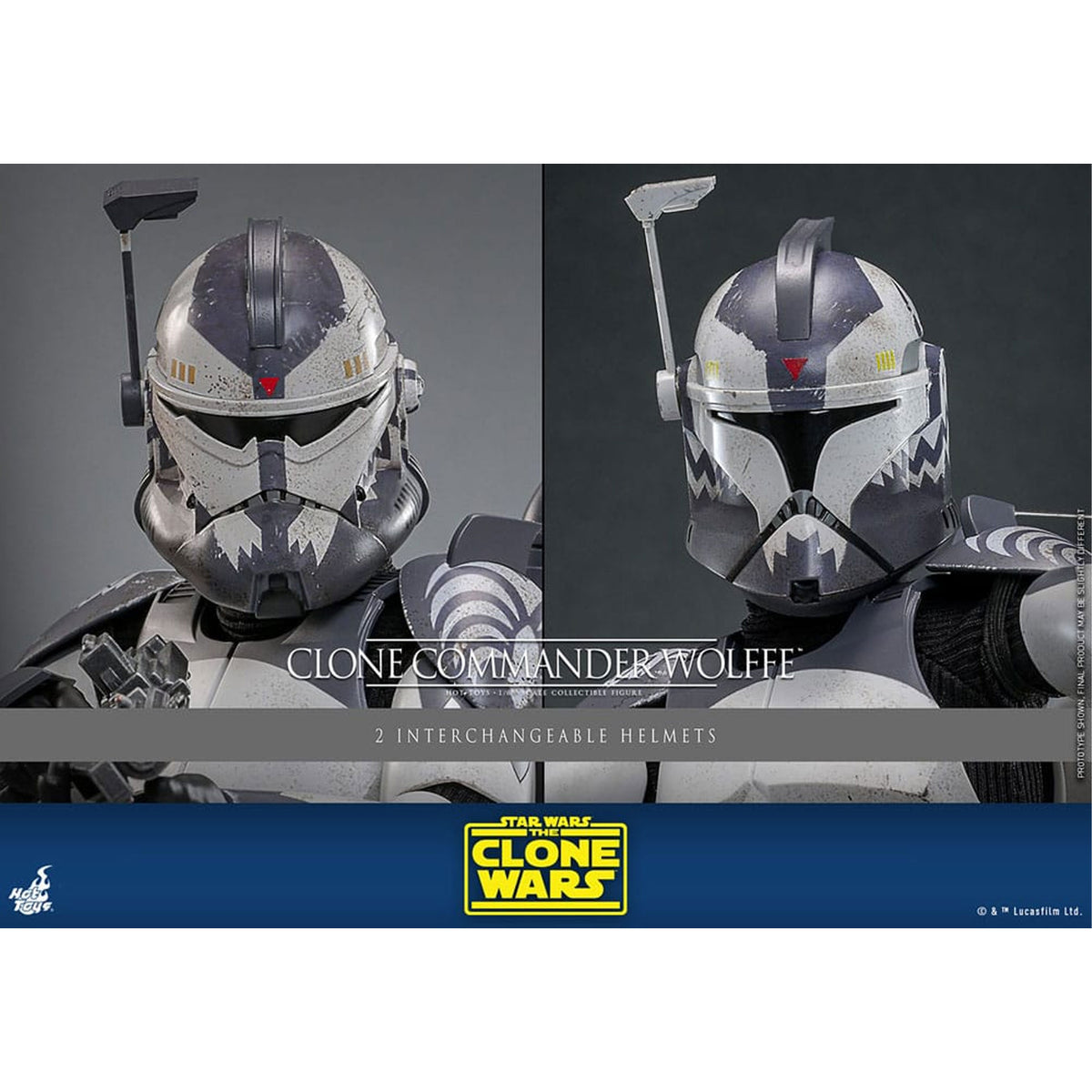 Star Wars: The Clone Wars 1/6 Clone Commander Wolffe -Action Figure