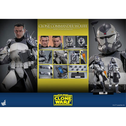 Star Wars: The Clone Wars 1/6 Clone Commander Wolffe -Action Figure