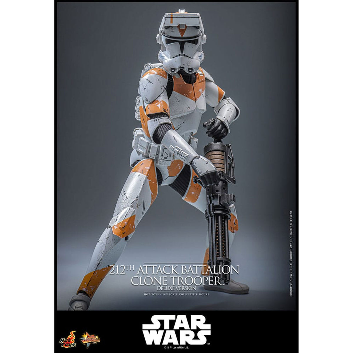 Star Wars: The Clone Wars 1/6 212th Attack Battalion Clone Trooper Deluxe Version -Action Figure