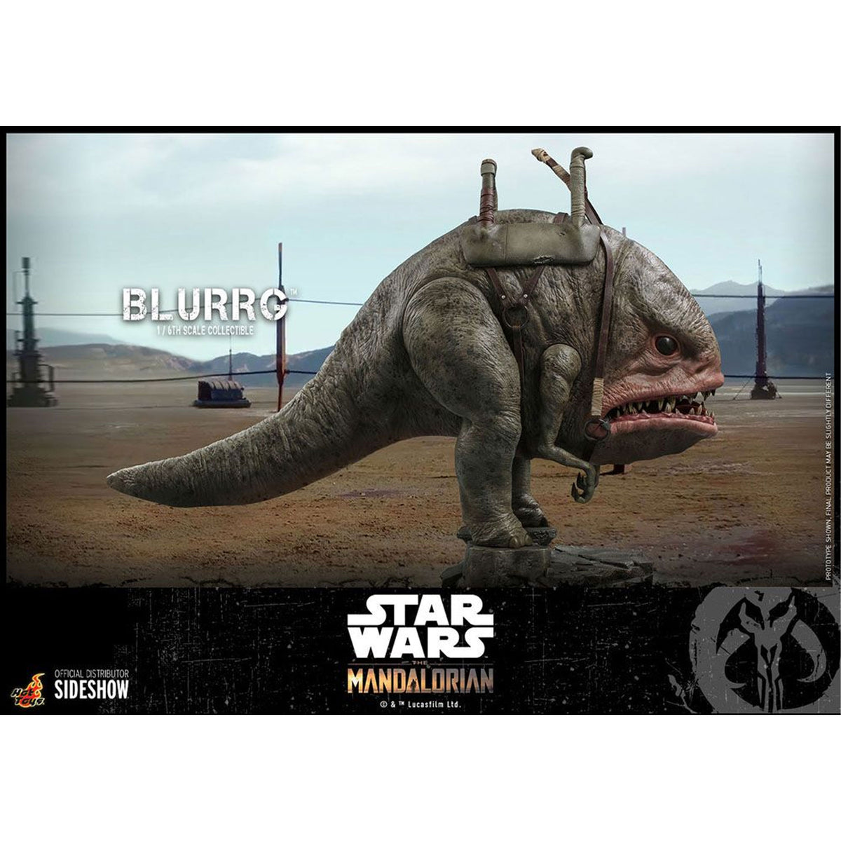 Star Wars The Mandalorian 1/6 Blurrg -Action Figure
