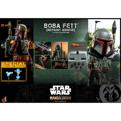 Star Wars: The Mandalorian Action Figure 1/6 Boba Fett Repaint Armor Special Edition