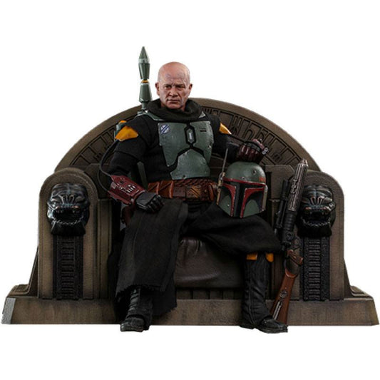 Star Wars The Mandalorian 1/6 Boba Fett (Repaint Armor) and Throne