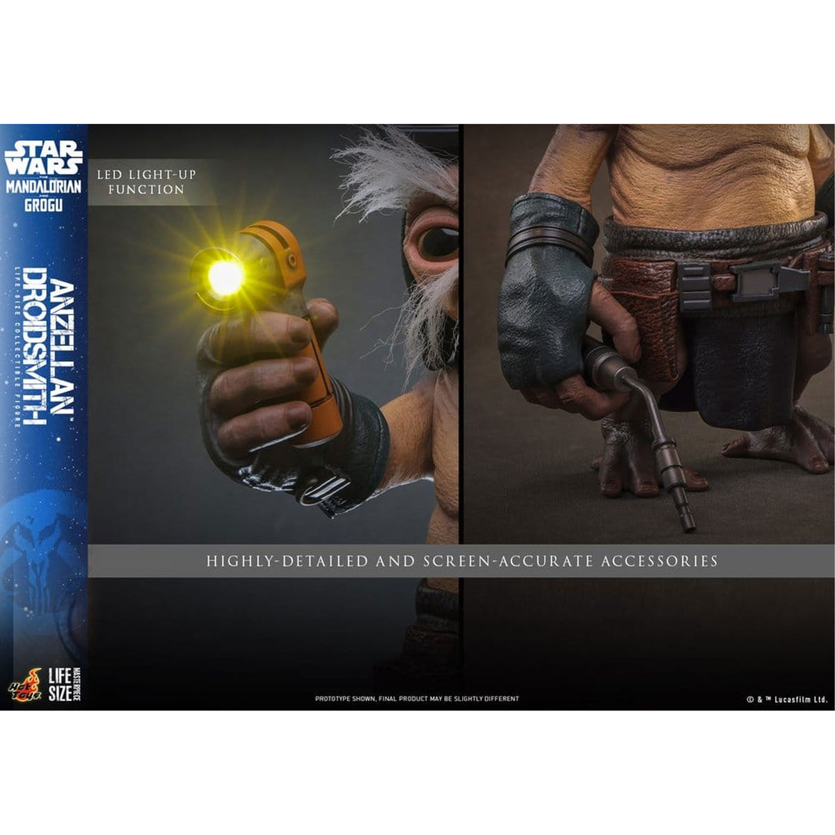 Star Wars: The Mandalorian & Grogu Life-Size Anzellan Droidsmith -Action Figure