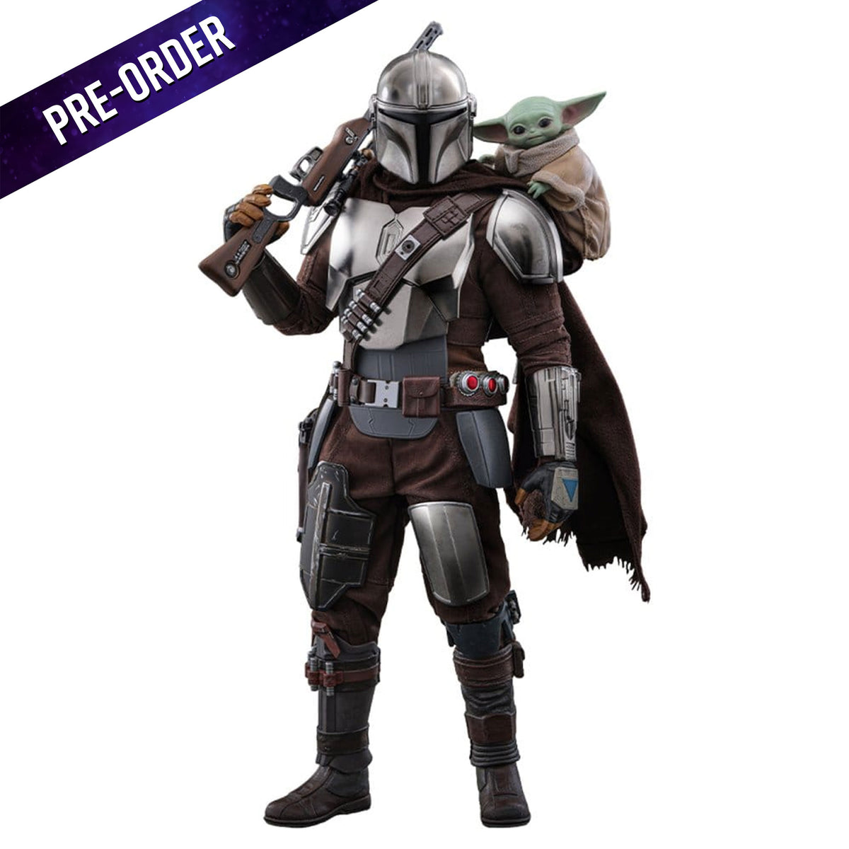 Star Wars: The Mandalorian & Grogu Movie Masterpiece 1/6 The Mandalorian and Grogu -Action Figure