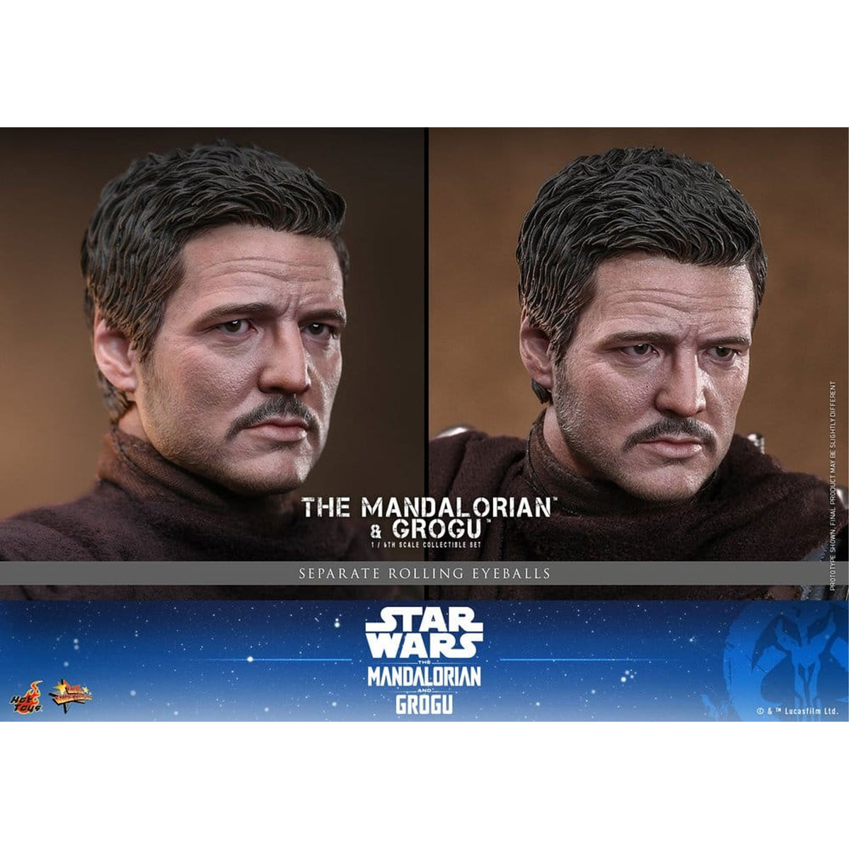Star Wars: The Mandalorian & Grogu Movie Masterpiece 1/6 The Mandalorian and Grogu -Action Figure