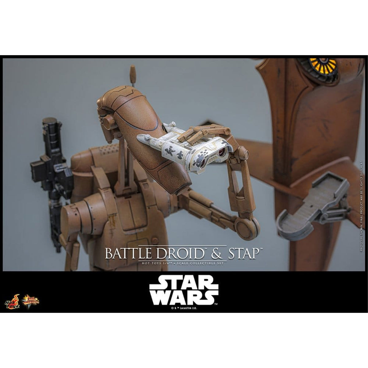 Star Wars: The Phantom Menace Movie Masterpiece 1/6 Battle Droid & STAP -Action Figure Set