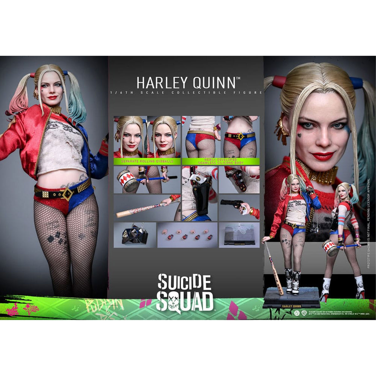 Suicide Squad Movie Masterpiece 1/6 Harley Quinn -Action Figure