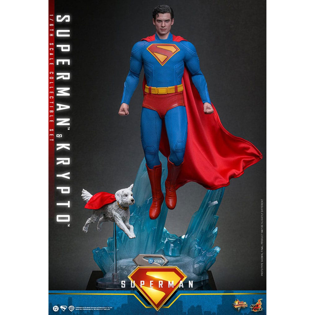 Superman (2025) Movie Masterpiece 1/6 Superman & Krypto -Action Figuuri