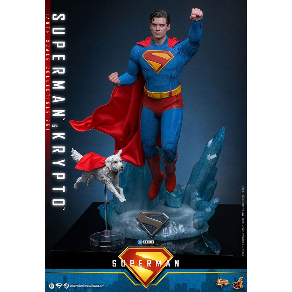 Superman (2025) Movie Masterpiece 1/6 Superman & Krypto -Action Figuuri